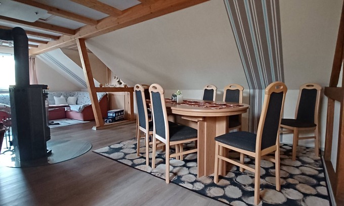 Hammerbrucke Apartment | Alone in the cottage, 4 pers.(2 pers.estate a. Inquire) Fireplace, nature, bike, ski.