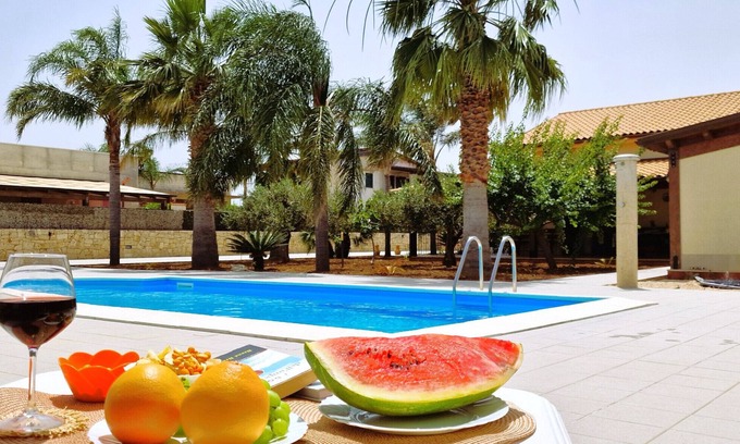 Alcamo Marina Villa | AL049 Villa Paradiso, 12 posti con piscina privata