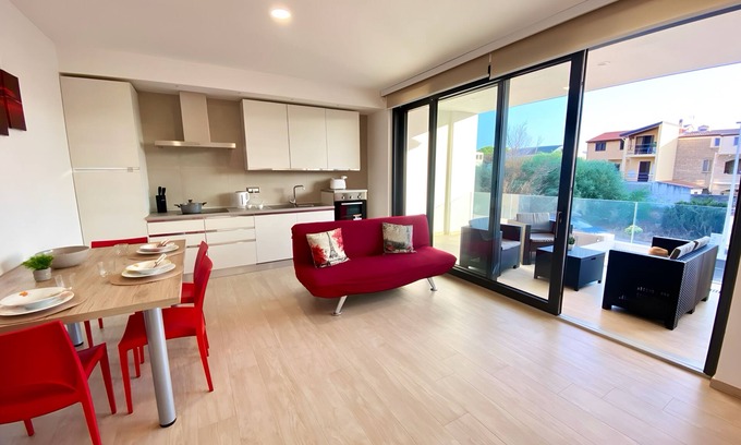 Oristano Apartment | Alba Rossa - Modern and Stylish Apartment for Families Near the Beach