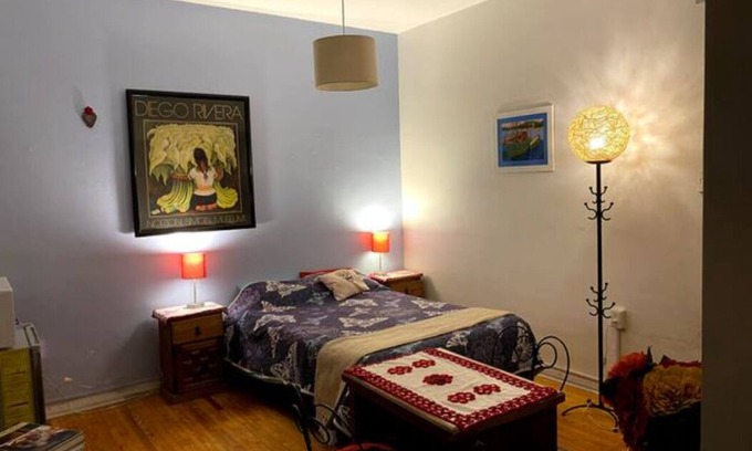 Benito Juarez House | Alcatraces Double Studio Room. Casa Naranja, tu Casa.