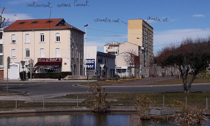 Centre Ville d'Ales Apartment | Ales from above (11th floor apartment)