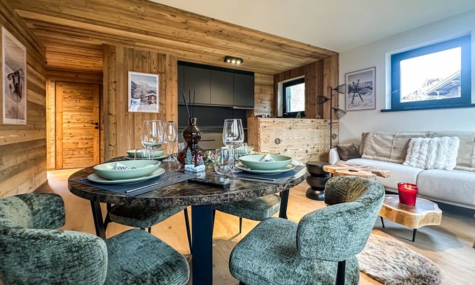 Megeve Apartment | Allaya Megève Palais garage
