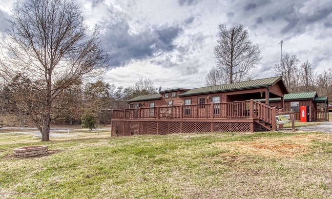 Wears Valley Cabin | Almost Camping Too, located in our peaceful spacious campground, views.