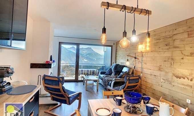 Leysin Apartment | Alpha C70 Included in base price:Electricity and heating1 exterior parking spaceExtra charges (oblig