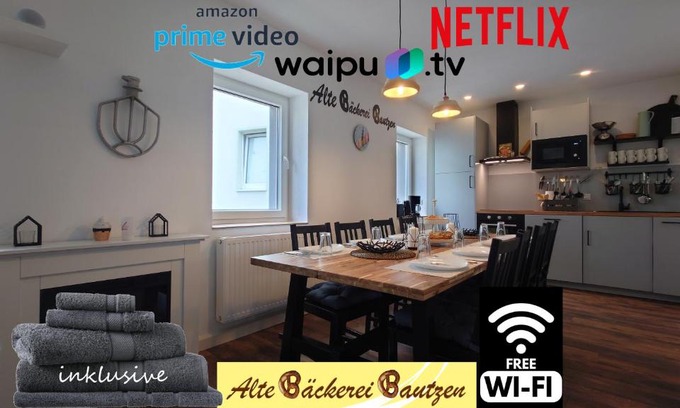 Bautzen Apartment | alte Bäckerei Bautzen - 05 #Gallery# im Zentrum, mit Parkplatz, Top Ausgestattet, für Gruppen geeignet