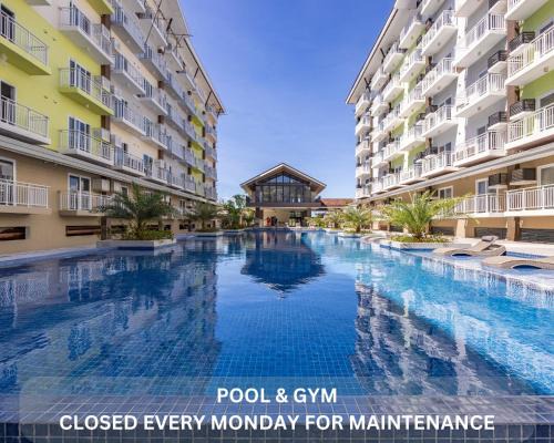 Mactan Export Processing Zone Apartment | AMANI 729, 3 Minutes to Airport,with Gym & Pool,100mbps WiFi,Free Netflix