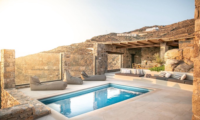 Ftelia Villa | Amazing 2 Bedroom Private Villa With Small Pool and Lounge Area. Full Privacy