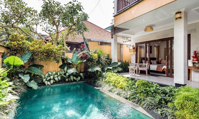 Penestanan Villa | Amazing 4 Bedroom Private Pool Villa with panoramic rooftop