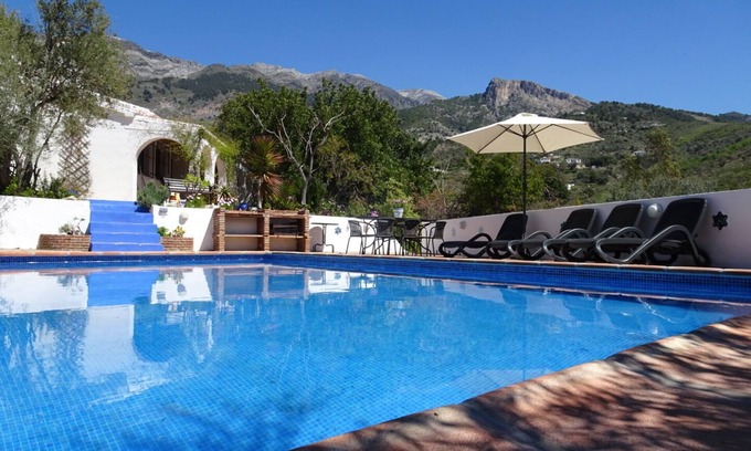Canillas de Aceituno Villa | Amazing mountain views: Private rural villa in Andalucia with own pool. Sleeps 6