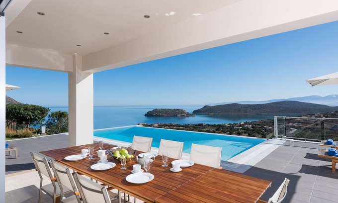 Elounda Villa | Amazing Sea View to Spinalonga Island - 3 bedroom villa