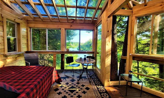 Boonville Cabin | AMAZING TREE HOUSE ON BLACK RIVER NEAR OLD FORGE, NY