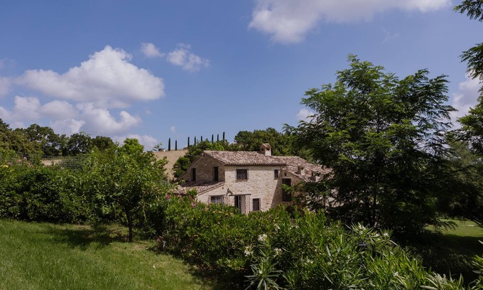 Treia Villa | Amazing villa with swimming pool into the nature with view over the Adriatic sea