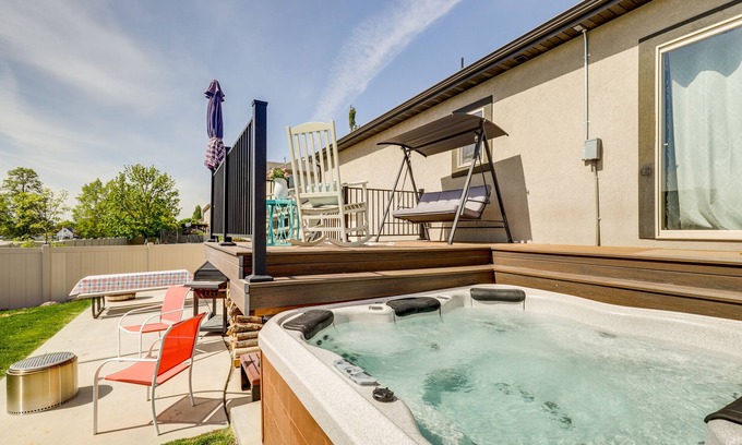 American Fork Apartment | American Fork Vacation Rental w/Private Hot Tub!