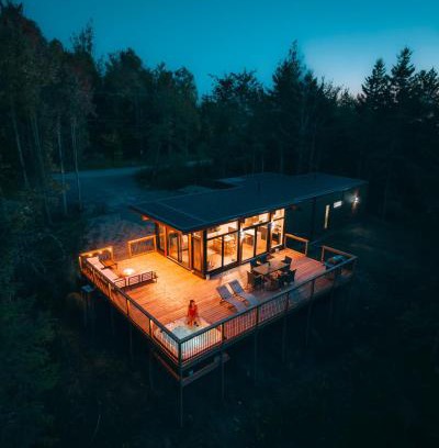 Lac-Superieur Ski Chalet | Andas cabin CITQ#313550