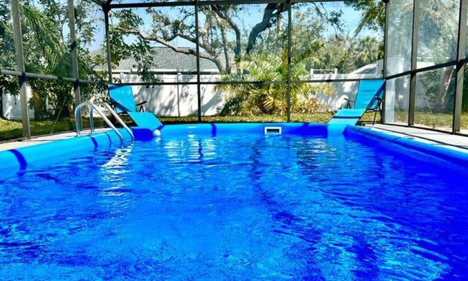 Port Charlotte House | Andover Tropical Oasis - Private, heated pool + pet friendly!