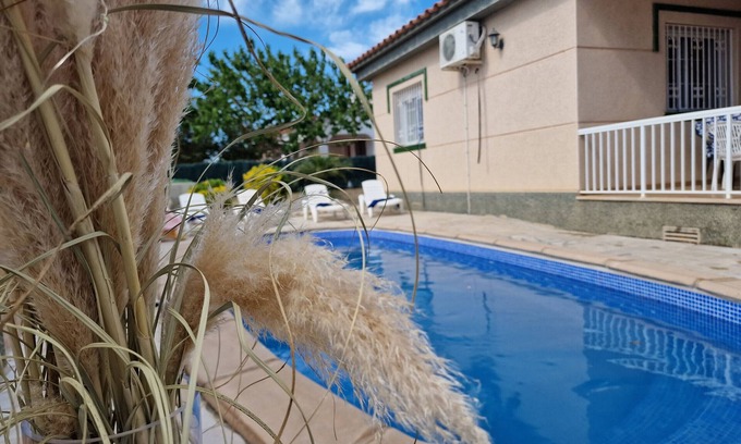 Riumar House | "Angeles"@MARISOL: 210m to the beach, private pool, A/C, WiFi, dog beach