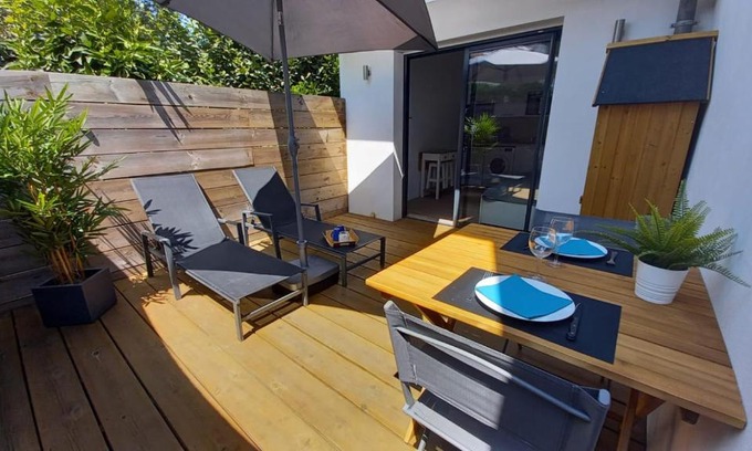 Anglet Apartment | Anglet : Studio avec Terrasse à 3 kms des plages