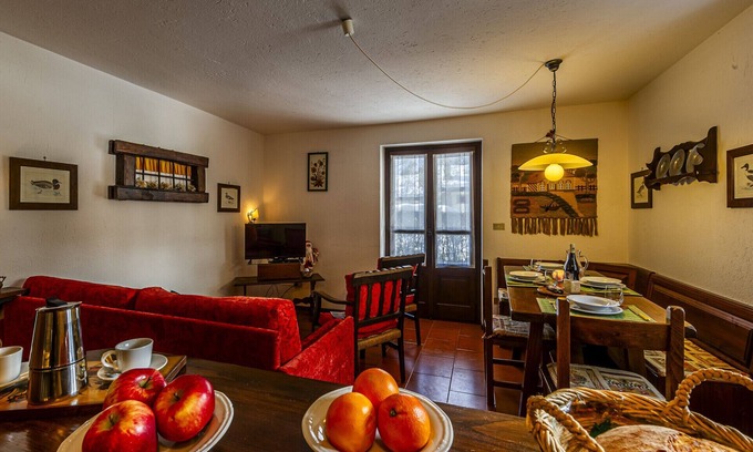 La Palud Apartment | Anne Apartment - View of Mont Blanc