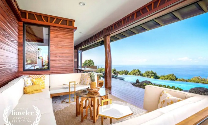 Honalo Villa | Aolani House & Cottage Villa Ocean Views Sleeps 12