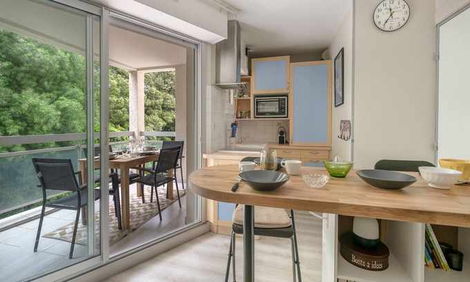 Pornic Apartment | Apart 100m from the beach - swimming pool for 4