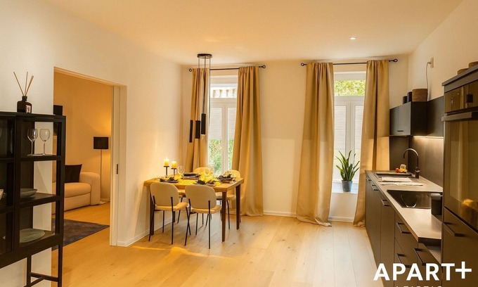 Ost Apartment | APART+ Leipzig - Erstbezug, Luxus-Ausstattung, alles inklusive