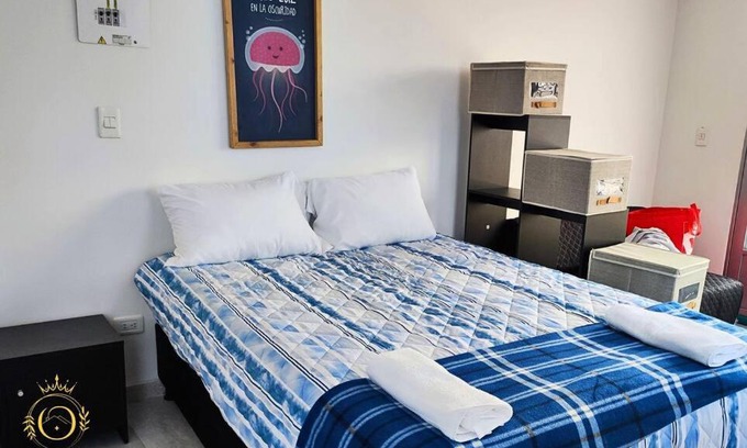 Nobsa Apartment | Aparta Estudio Celeste un solo ambiente