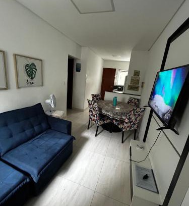Vista Linda Apartment | Apartamento em Condomínio Beverly Hills Praia de Vista Linda - Bertioga com Estacionamento e Piscina