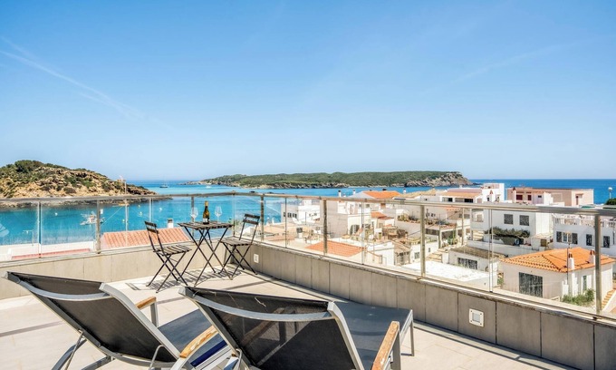 Es Grau Apartment | "Apartamento en Es Grau con vistas" with Sea View, A/C, Wi-Fi, Terrace & Balcony