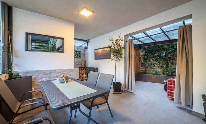 San Leonardo in Passiria Apartment | Apartment 'Holzer's' with Mountain View, Private Terrace and Wi-Fi