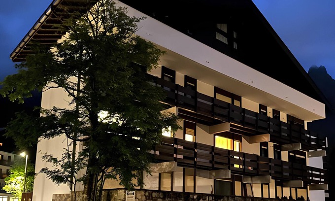San Martino di Castrozza Apartment | Apartment 'Residence Fradusta 116' with Private Terrace and Shared Garden