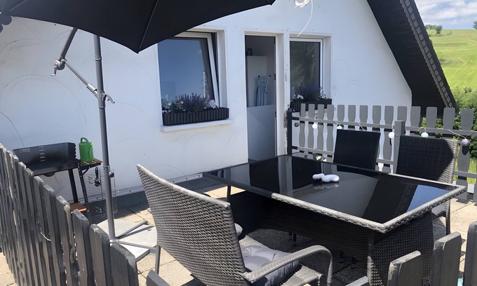 Usseln Apartment | Apartment 'Casa Alotto - Hirsch Suite' with Balcony and Wi-Fi