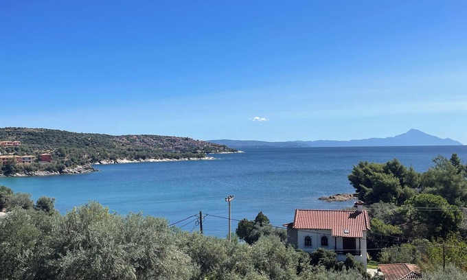 Sithonia Apartment | Apartment 40sqm with private beach family friendly and direct sea view