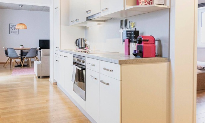 Hinterstoder Apartment | Apartment/apartment 3, with 2 bedrooms and bathroom - butcher's shop - café,