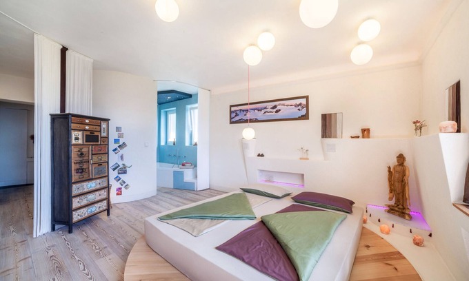 Caines Apartment | Apartment Belvedere with Mountain View, Shared Pool & Wi-Fi