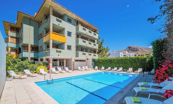 Puerto de Pollensa Apartment | Apartment 'Bressol Miguel 3ºD' with Mountain View, Pool, Balcony, A/C & Wi-Fi