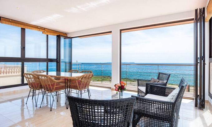 Sa Rapita Apartment | Apartment 'Brisas Vista Mar' with Sea View, Wi-Fi and Air Conditioning