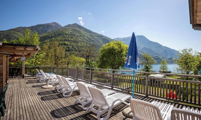 Ledro Apartment | Apartment "Camping Al Lago 4" with Lake View, Terrace & Wi-Fi