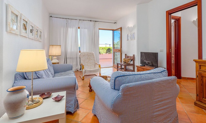 Palau Apartment | Apartment "Casa Erica" with Sea View, Wi-Fi & Private Terrace
