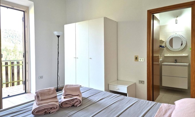 Sanzeno Apartment | Apartment 'Casa Maia - Grillo' with Mountain View, Shared Terrace and Wi-Fi
