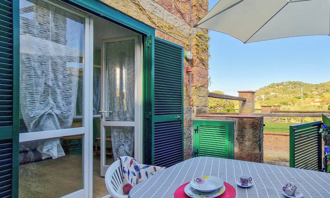 Bagnaia Apartment | Apartment 'Casa Sant' Anna' with Shared Pool, Private Terrace and Wi-Fi