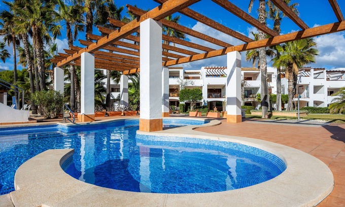 Cala d'Or Apartment | Apartment 'Dream Mallorca Dorada' with Shared Pool, Wi-Fi and Air Conditioning