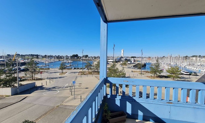 Arzon Apartment | Apartment for 2 with sea view and Crouesty port