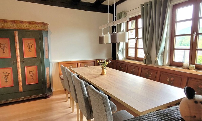 Oppenau Apartment | Apartment 'Höflehube' with Mountain View, Balcony and Wi-Fi