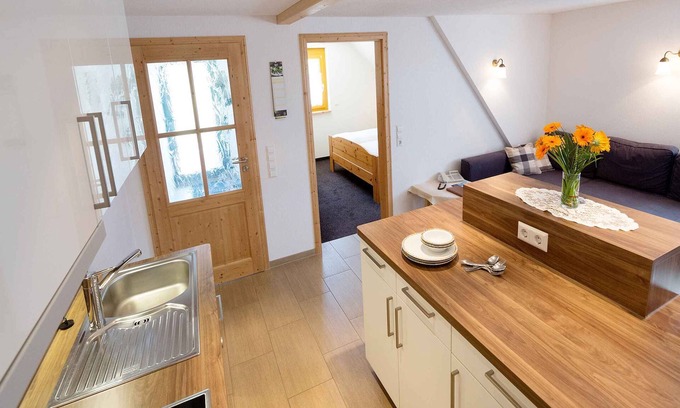 Sankt Maergen Apartment | Apartment 'Holzschopf' with Mountain View, Private Terrace and Wi-Fi