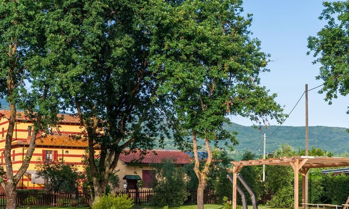 Pian di Sco Villa | Apartment in country house in olive grove with fenced pool and soccer field