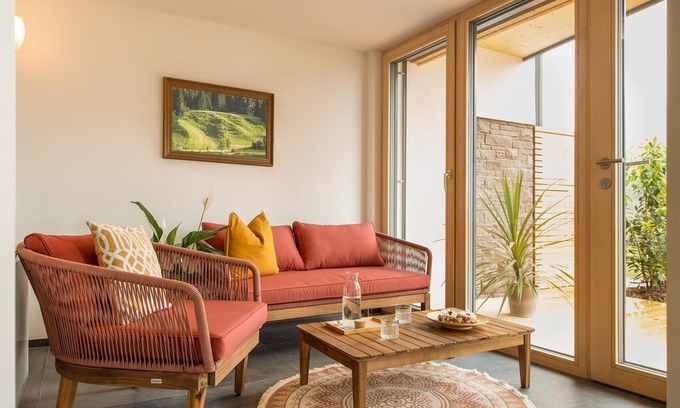 Neusach Apartment | Apartment in Mariannenheim Seerose - Neusacher-Moser, Ferienhof