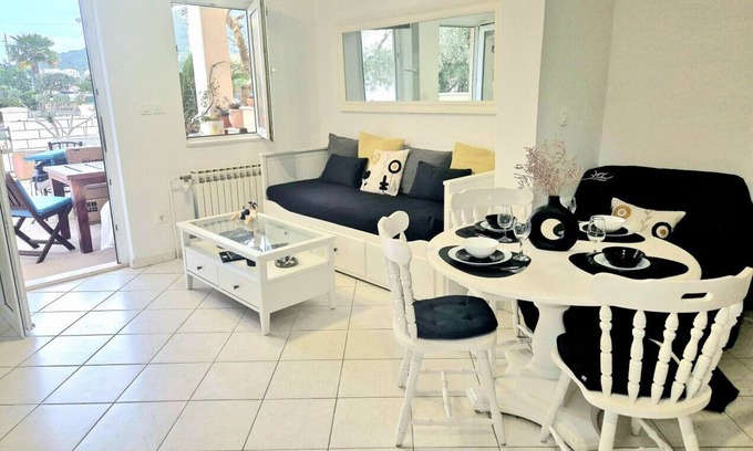 Mali Ston Apartment | Apartment in Ston/Mali Ston with Seaview, Terrace, Air condition, WIFI (3588-2)