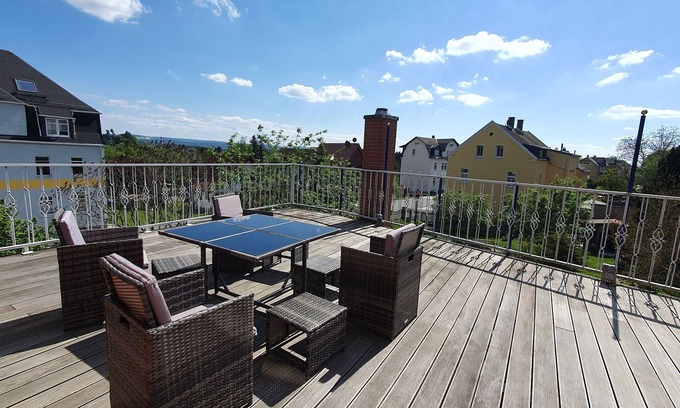 Treuen Apartment | Apartment 'Klinkerhaus Treuen' with Private Terrace and Wi-Fi