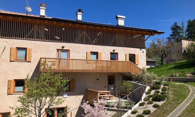 Sarnonico Apartment | Apartment 'Landhaus Silene Haus Recla' with Mountain View, Private Terrace and Wi-Fi