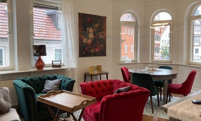 Muensingen Apartment | Apartment 'Luise' with Shared Terrace and Wi-Fi